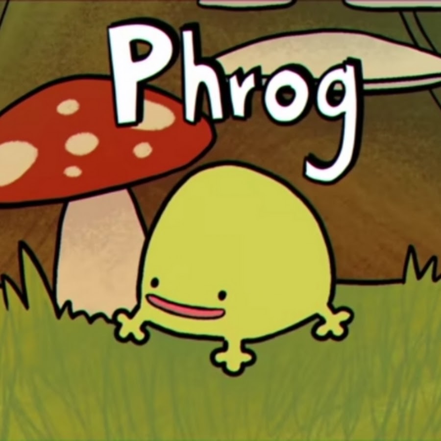 a green round frog drawing